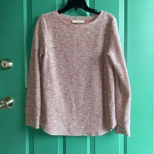 LOFT Pink Speckled Sweater